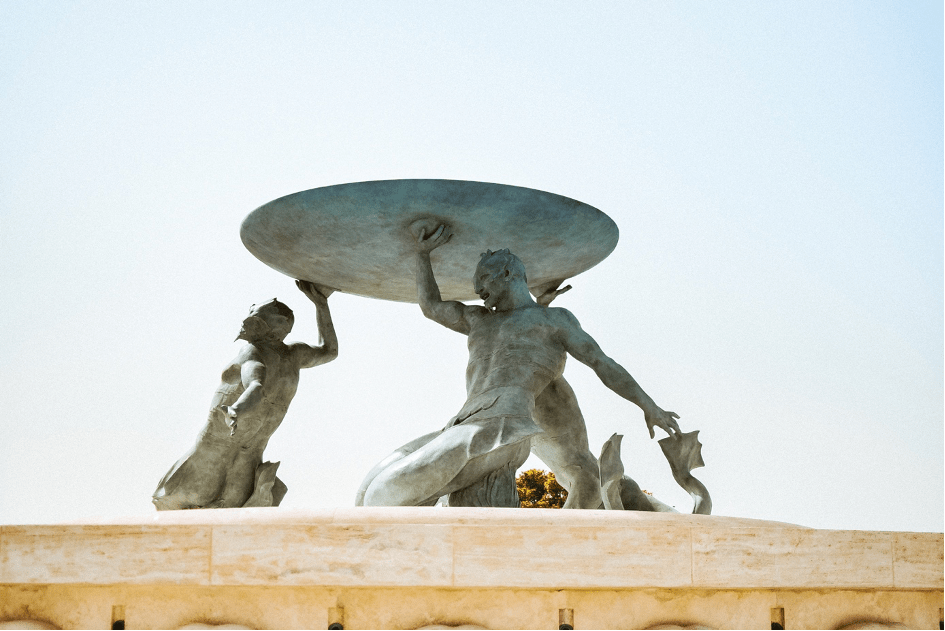 Tritonen Brunnen, Valetta