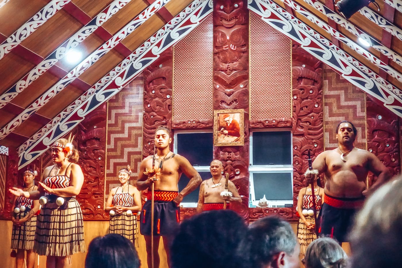 Maori Vorführung in Rotorua