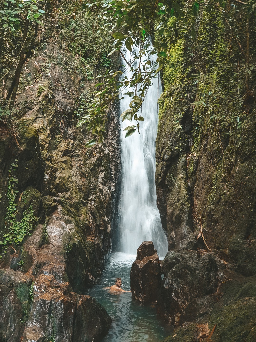 Wasserfall im Gibbon Rehabilitation Center