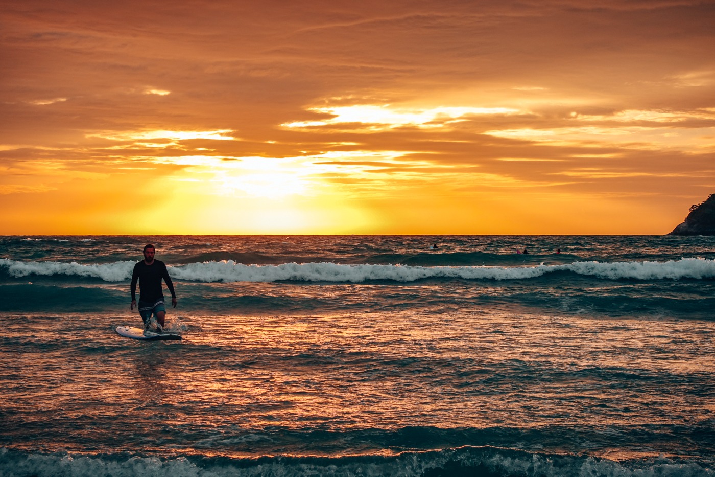 Sonnenuntergang am Kata Beach