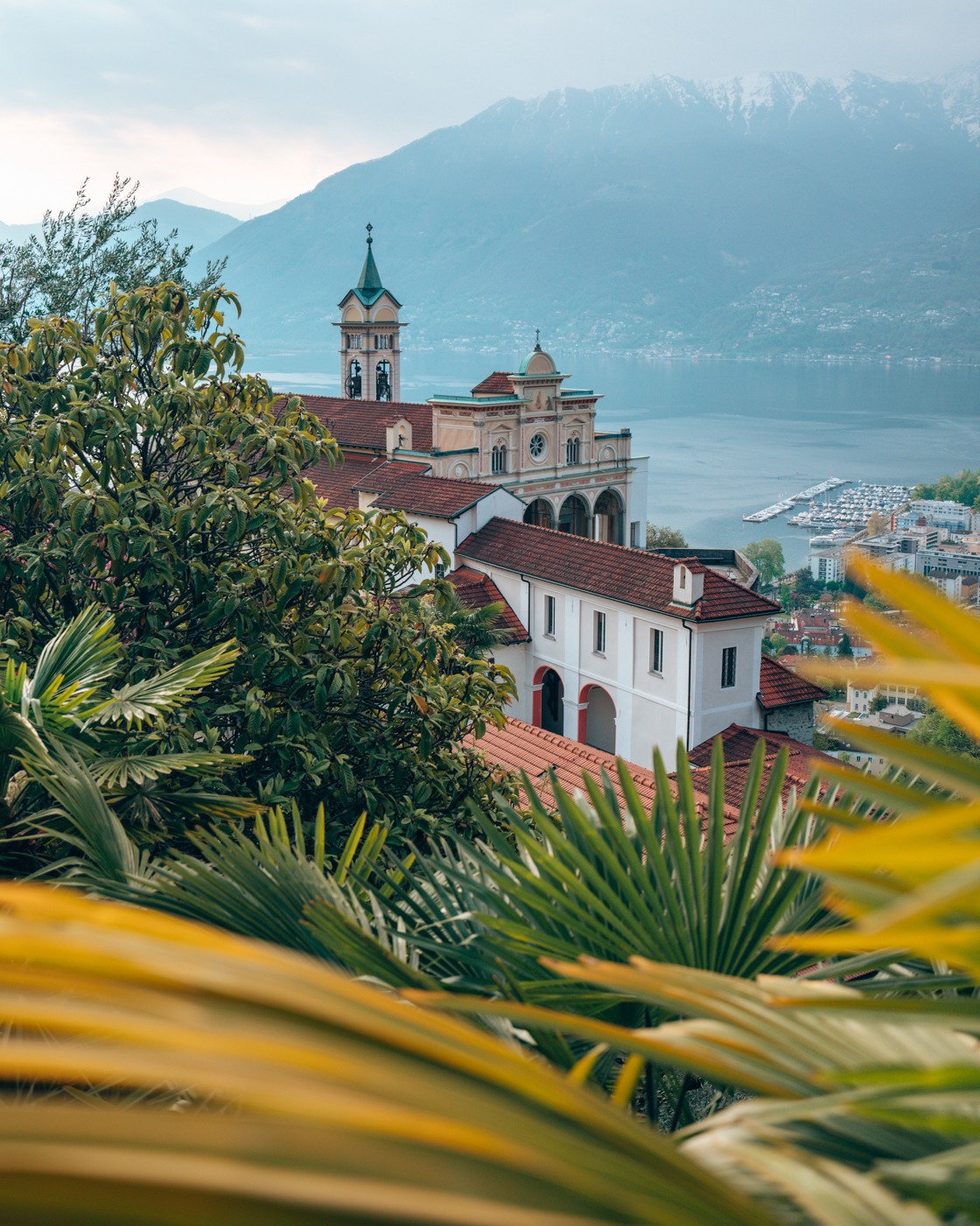 Kirche in Ascona, Tessin, Schweiz