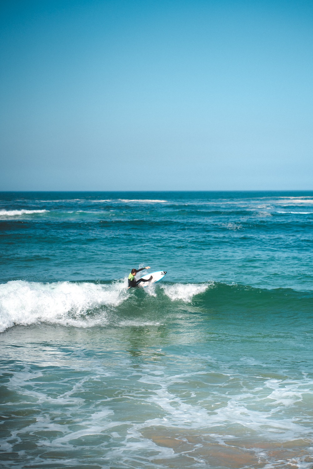 Surfen in San Sebastian, Spanien