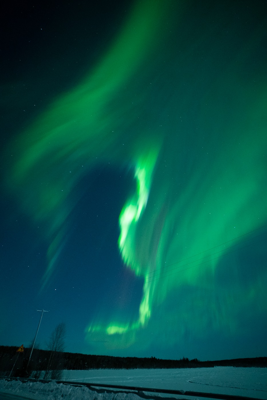 Polarlichter in Finnland