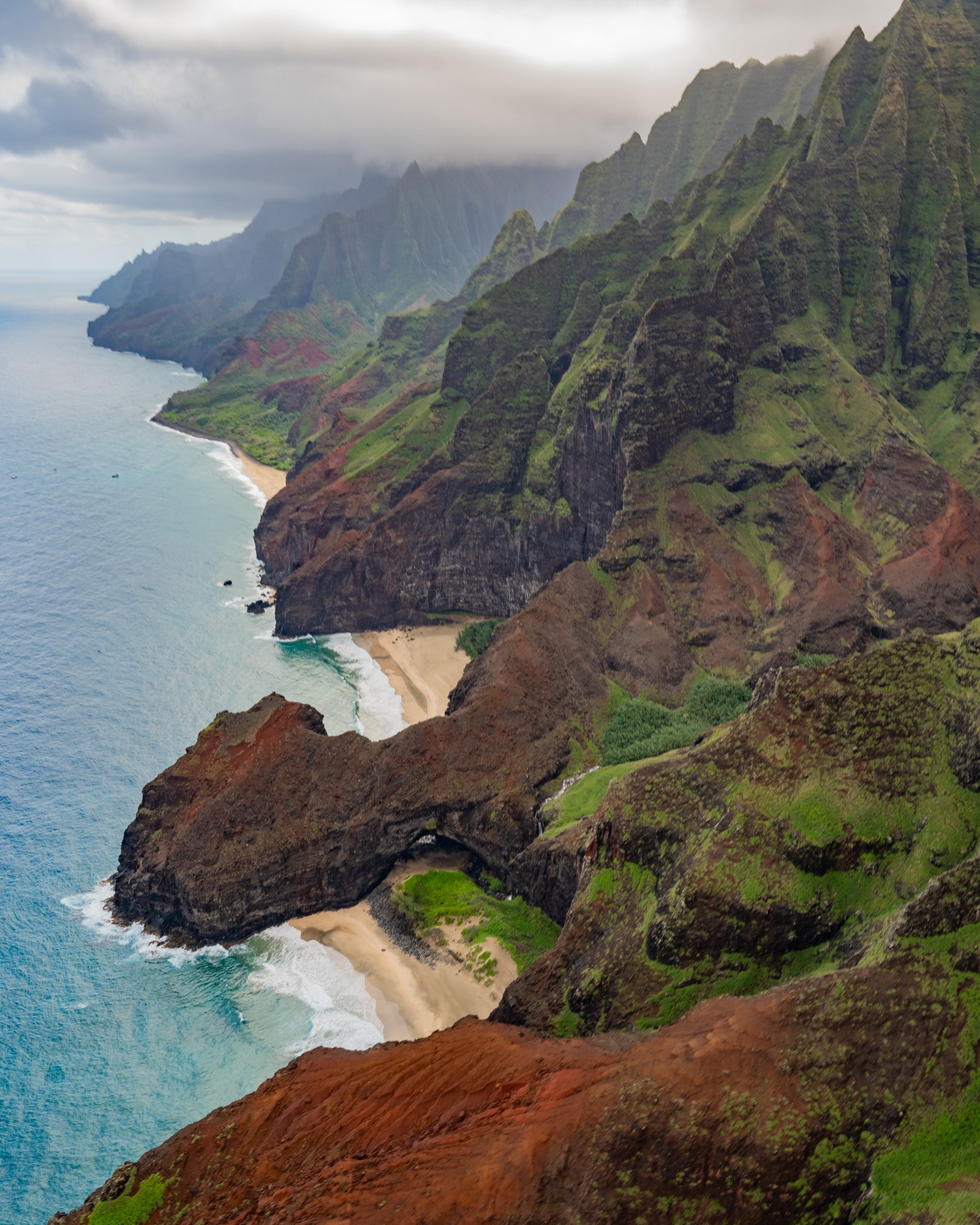 Open-Doors Heli Flug auf Kauai