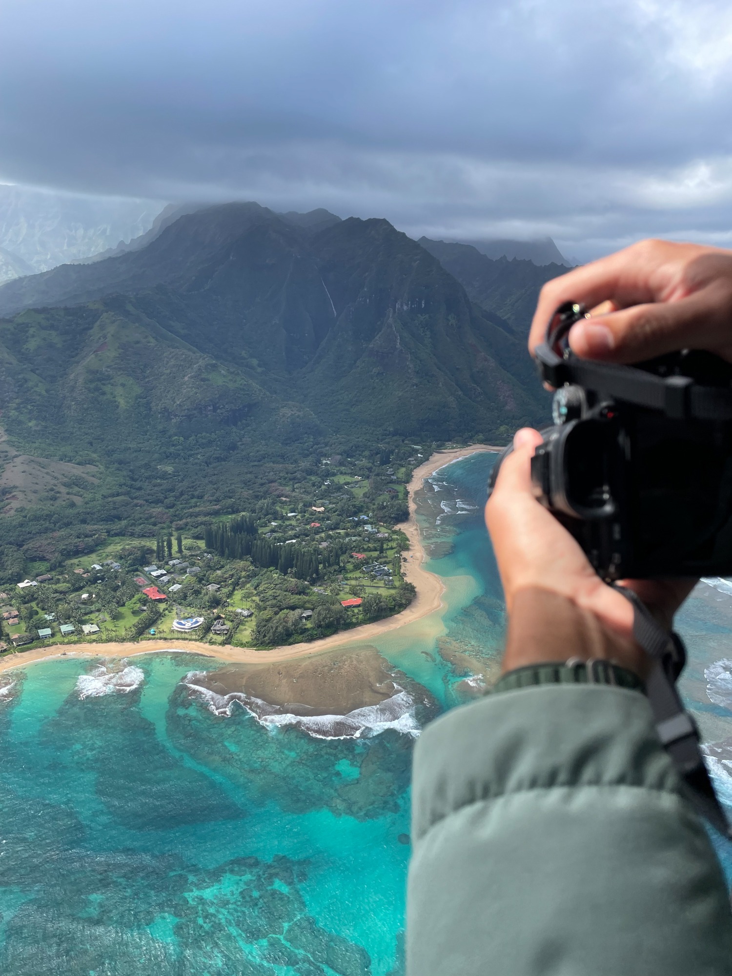 Open-Doors Heli Flug auf Kauai