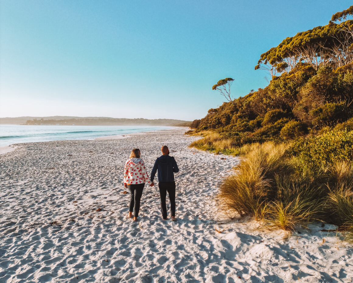 Weisser Sandstrand in Australien