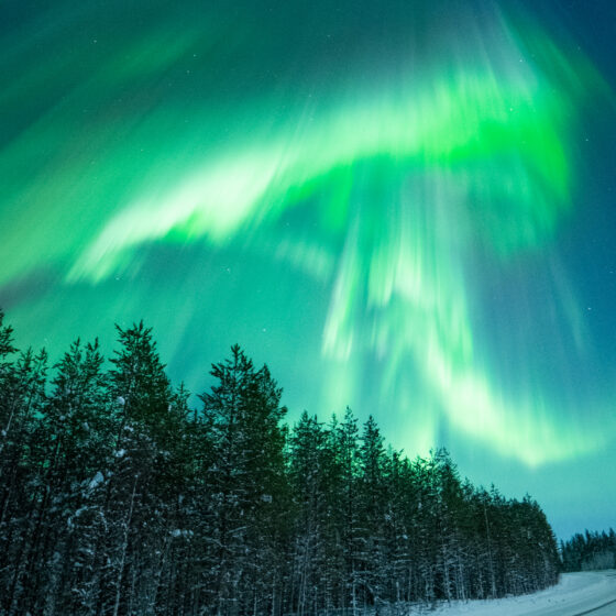 Polarlichter in Finnland